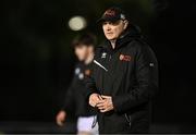 13 March 2025; Dublin University assistant coach Rory Gleenon during the annual men’s Rugby Colours match between Dublin University and UCD at UCD Bowl in Dublin. Photo by Sam Barnes/Sportsfile