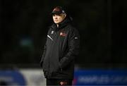 13 March 2025; Dublin University assistant coach Rory Gleenon during the annual men’s Rugby Colours match between Dublin University and UCD at UCD Bowl in Dublin. Photo by Sam Barnes/Sportsfile