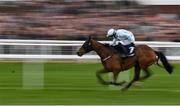 14 March 2025; Kargese, with Paul Townend up, on their way to winning The William Hill County Handicap Hurdle Race on day four of the Cheltenham Racing Festival at Prestbury Park in Cheltenham, England. Photo by David Fitzgerald/Sportsfile