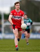 2 March 2025; Eoin McEvoy of Derry during the Allianz Football League Division 1 match between Donegal and Derry at Fr Tierney Park in Ballyshannon, Donegal. Photo by Ramsey Cardy/Sportsfile