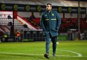 14 March 2025; Cork City manager Tim Clancy before the SSE Airtricity Men's Premier Division match between Shelbourne and Cork City at Tolka Park in Dublin. Photo by Sam Barnes/Sportsfile