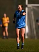 14 March 2025; Ciara Lawlor of UCD during the 2025 Ladies HEC Giles Cup semi-final match between UCD and DCU Dóchas Éireann 2 at Queen's Sport in Belfast. Photo by Ben McShane/Sportsfile