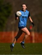 14 March 2025; Ella Parke of UCD during the 2025 Ladies HEC Giles Cup semi-final match between UCD and DCU Dóchas Éireann 2 at Queen's Sport in Belfast. Photo by Ben McShane/Sportsfile