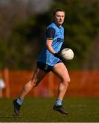 14 March 2025; Ella Parke of UCD during the 2025 Ladies HEC Giles Cup semi-final match between UCD and DCU Dóchas Éireann 2 at Queen's Sport in Belfast. Photo by Ben McShane/Sportsfile