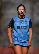 14 March 2025; Jarrie Rudden of UCD during the 2025 Ladies HEC Giles Cup semi-final match between UCD and DCU Dóchas Éireann 2 at Queen's Sport in Belfast. Photo by Ben McShane/Sportsfile