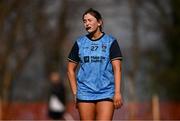 14 March 2025; Jarrie Rudden of UCD during the 2025 Ladies HEC Giles Cup semi-final match between UCD and DCU Dóchas Éireann 2 at Queen's Sport in Belfast. Photo by Ben McShane/Sportsfile