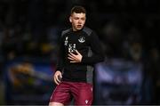 14 March 2025; Scott Brady of Drogheda United before the SSE Airtricity Men's Premier Division match between Drogheda United and Shamrock Rovers at Sullivan & Lambe Park in Drogheda, Louth. Photo by Ben McShane/Sportsfile