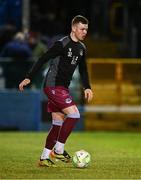 14 March 2025; Scott Brady of Drogheda United before the SSE Airtricity Men's Premier Division match between Drogheda United and Shamrock Rovers at Sullivan & Lambe Park in Drogheda, Louth. Photo by Ben McShane/Sportsfile