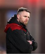 14 March 2025; Dundalk manager Ciarán Kilduff during the SSE Airtricity Men's First Division match between Bray Wanderers and Dundalk at Carlisle Grounds in Bray, Wicklow. Photo by Thomas Flinkow/Sportsfile