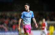 14 March 2025; Liam Smith of Bohemians during the SSE Airtricity Men's Premier Division match between St Patrick's Athletic and Bohemians at Richmond Park in Dublin. Photo by Stephen McCarthy/Sportsfile