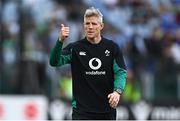 15 March 2025; Ireland interim head coach Simon Easterby before the Guinness Six Nations Rugby Championship match between Italy and Ireland at the Stadio Olimpico in Rome, Italy. Photo by Ramsey Cardy/Sportsfile