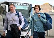 15 March 2025; Limerick players William O'Donoghue and Shane Dowling arrive before the Allianz Hurling League Division 1A match between Kilkenny and Limerick at UPMC Nowlan Park in Kilkenny. Photo by Sam Barnes/Sportsfile