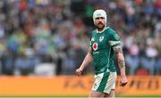 15 March 2025; Mack Hansen of Ireland during the Guinness Six Nations Rugby Championship match between Italy and Ireland at the Stadio Olimpico in Rome, Italy. Photo by Ramsey Cardy/Sportsfile
