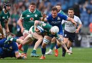 15 March 2025; Mack Hansen of Ireland during the Guinness Six Nations Rugby Championship match between Italy and Ireland at the Stadio Olimpico in Rome, Italy. Photo by Ramsey Cardy/Sportsfile