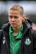 15 March 2025; Ruesha Littlejohn of Shamrock Rovers before the SSE Airtricity Women's Premier Division match between Shamrock Rovers and Athlone Town at Tallaght Stadium in Dublin. Photo by Stephen Marken/Sportsfile