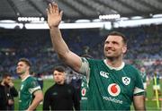 15 March 2025; Tadhg Beirne of Ireland after the Guinness Six Nations Rugby Championship match between Italy and Ireland at the Stadio Olimpico in Rome, Italy. Photo by Seb Daly/Sportsfile