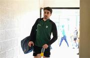 15 March 2025; Brian Ó Beaglaoich of Kerry arrives before the Allianz Football League Division 1 match between Kerry and Armagh at Austin Stack Park in Tralee, Kerry. Photo by Brendan Moran/Sportsfile