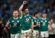 15 March 2025; Jack Conan of Ireland, centre, after the Guinness Six Nations Rugby Championship match between Italy and Ireland at the Stadio Olimpico in Rome, Italy. Photo by Seb Daly/Sportsfile