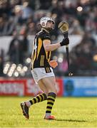 15 March 2025; TJ Reid of Kilkenny after scoring a free during the Allianz Hurling League Division 1A match between Kilkenny and Limerick at UPMC Nowlan Park in Kilkenny. Photo by Sam Barnes/Sportsfile