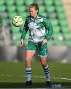 15 March 2025; Ruesha Littlejohn of Shamrock Rovers before the SSE Airtricity Women's Premier Division match between Shamrock Rovers and Athlone Town at Tallaght Stadium in Dublin. Photo by Stephen Marken/Sportsfile