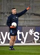 15 March 2025; Dublin goalkeeper Stephen Cluxton before the Allianz Football League Division 1 match between Dublin and Galway at Croke Park in Dublin. Photo by Piaras Ó Mídheach/Sportsfile