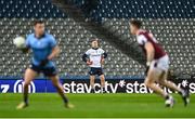 15 March 2025; Dublin goalkeeper Stephen Cluxton looks on from his own half of the pitch as Dublin go on the attack during the Allianz Football League Division 1 match between Dublin and Galway at Croke Park in Dublin. Photo by Piaras Ó Mídheach/Sportsfile