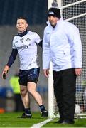 15 March 2025; Dublin goalkeeper Stephen Cluxton during the Allianz Football League Division 1 match between Dublin and Galway at Croke Park in Dublin. Photo by Piaras Ó Mídheach/Sportsfile