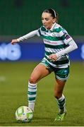 15 March 2025; Ella Kelly of Shamrock Rovers during the SSE Airtricity Women's Premier Division match between Shamrock Rovers and Athlone Town at Tallaght Stadium in Dublin. Photo by Stephen Marken/Sportsfile