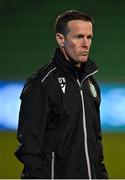 15 March 2025; Shamrock Rovers head coach Collie O'Neill during the SSE Airtricity Women's Premier Division match between Shamrock Rovers and Athlone Town at Tallaght Stadium in Dublin. Photo by Stephen Marken/Sportsfile