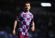14 March 2025; Darragh Markey of Drogheda United during the SSE Airtricity Men's Premier Division match between Drogheda United and Shamrock Rovers at Sullivan & Lambe Park in Drogheda, Louth. Photo by Ben McShane/Sportsfile