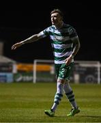 14 March 2025; Danny Grant of Shamrock Rovers during the SSE Airtricity Men's Premier Division match between Drogheda United and Shamrock Rovers at Sullivan & Lambe Park in Drogheda, Louth. Photo by Ben McShane/Sportsfile