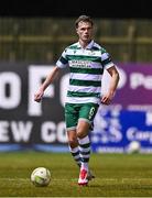 14 March 2025; Daniel Cleary of Shamrock Rovers during the SSE Airtricity Men's Premier Division match between Drogheda United and Shamrock Rovers at Sullivan & Lambe Park in Drogheda, Louth. Photo by Ben McShane/Sportsfile