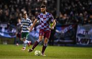 14 March 2025; Conor Keeley of Drogheda United during the SSE Airtricity Men's Premier Division match between Drogheda United and Shamrock Rovers at Sullivan & Lambe Park in Drogheda, Louth. Photo by Ben McShane/Sportsfile
