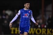7 March 2025; Yoyo Mahdy of Treaty United during the SSE Airtricity Men's Premier Division match between Dundalk and Treaty United at Oriel Park in Dundalk, Louth. Photo by Ben McShane/Sportsfile