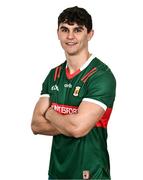 27 March 2024; Tommy Conroy poses for a portrait during a Mayo football squad portrait session at Connacht GAA Centre of Excellence in Bekan, Mayo. Photo by Piaras Ó Mídheach/Sportsfile