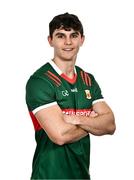 27 March 2024; Tommy Conroy poses for a portrait during a Mayo football squad portrait session at Connacht GAA Centre of Excellence in Bekan, Mayo. Photo by Piaras Ó Mídheach/Sportsfile