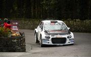 16 March 2025; Owen Murphy and Jonathan O'Mahony compete in their Citroen C3 Rally2 during Stage 13 Ardfield on day three of The Clonakilty Park Hotel West Cork Rally in Clonakilty, Cork. Photo by Philip Fitzpatrick/Sportsfile