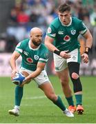 15 March 2025; Jamison Gibson-Park, left, and Dan Sheehan of Ireland during the Guinness Six Nations Rugby Championship match between Italy and Ireland at the Stadio Olimpico in Rome, Italy. Photo by Ramsey Cardy/Sportsfile