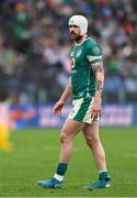 15 March 2025; Mack Hansen of Ireland during the Guinness Six Nations Rugby Championship match between Italy and Ireland at the Stadio Olimpico in Rome, Italy. Photo by Ramsey Cardy/Sportsfile