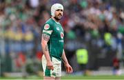15 March 2025; Mack Hansen of Ireland during the Guinness Six Nations Rugby Championship match between Italy and Ireland at the Stadio Olimpico in Rome, Italy. Photo by Ramsey Cardy/Sportsfile