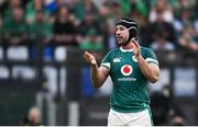 15 March 2025; Caelan Doris of Ireland during the Guinness Six Nations Rugby Championship match between Italy and Ireland at the Stadio Olimpico in Rome, Italy. Photo by Seb Daly/Sportsfile