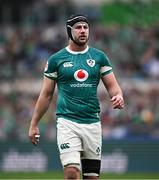 15 March 2025; Caelan Doris of Ireland during the Guinness Six Nations Rugby Championship match between Italy and Ireland at the Stadio Olimpico in Rome, Italy. Photo by Seb Daly/Sportsfile