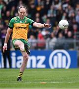 16 March 2025; Michael Murphy of Donegal scores a point from a free during the Allianz Football League Division 1 match between Donegal and Tyrone at O’Donnell Park in Letterkenny, Donegal. Photo by Piaras Ó Mídheach/Sportsfile