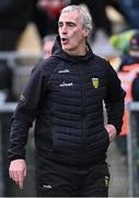 16 March 2025; Donegal manager Jim McGuinness during the Allianz Football League Division 1 match between Donegal and Tyrone at O’Donnell Park in Letterkenny, Donegal. Photo by Piaras Ó Mídheach/Sportsfile