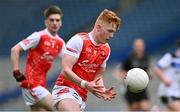 17 March 2025; Darragh Beirne of St Colman's College runs after the ball during the Masita GAA Football Post Primary Schools Hogan Cup final match between St Colman's Claremorris of Mayo and St Patrick's Maghera of Derry at Croke Park in Dublin. Photo by Piaras Ó Mídheach/Sportsfile