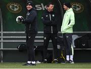 17 March 2025; Assistant head coach John O'Shea during a Republic of Ireland training session at the FAI National Training Centre in Abbotstown, Dublin. Photo by Stephen McCarthy/Sportsfile