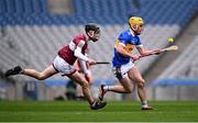 17 March 2025; Cormac Fitzpatrick of CBS Thurles in action against Seán Murphy of Presentation College Athenry during the Masita GAA Hurling Post Primary Schools Croke Cup final match between Presentation College Athenry of Gaway and Thurles CBS of Tipperary at Croke Park in Dublin. Photo by Piaras Ó Mídheach/Sportsfile