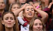 17 March 2025; Presentation College Athenry supporters during the closing moments of the Masita GAA Hurling Post Primary Schools Croke Cup final match between Presentation College Athenry of Gaway and CBS Thurles of Tipperary at Croke Park in Dublin. Photo by Piaras Ó Mídheach/Sportsfile