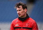 17 March 2025; St Colman's Claremorris joint-manager Eoghan Collins during the Masita GAA Football Post Primary Schools Hogan Cup final match between St Colman's Claremorris of Mayo and St Patrick's Maghera of Derry at Croke Park in Dublin. Photo by Piaras Ó Mídheach/Sportsfile