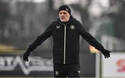 18 March 2025; Goalkeeping coach Gudmundur Hreidarsson during a Republic of Ireland training session at the FAI National Training Centre in Abbotstown, Dublin. Photo by Ben McShane/Sportsfile